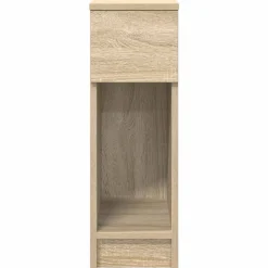 vidaXL Mesilla de noche con cajón 20x36x60 cm Roble Sonoma New