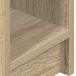 vidaXL Mesilla de noche con cajón 20x36x60 cm Roble Sonoma New