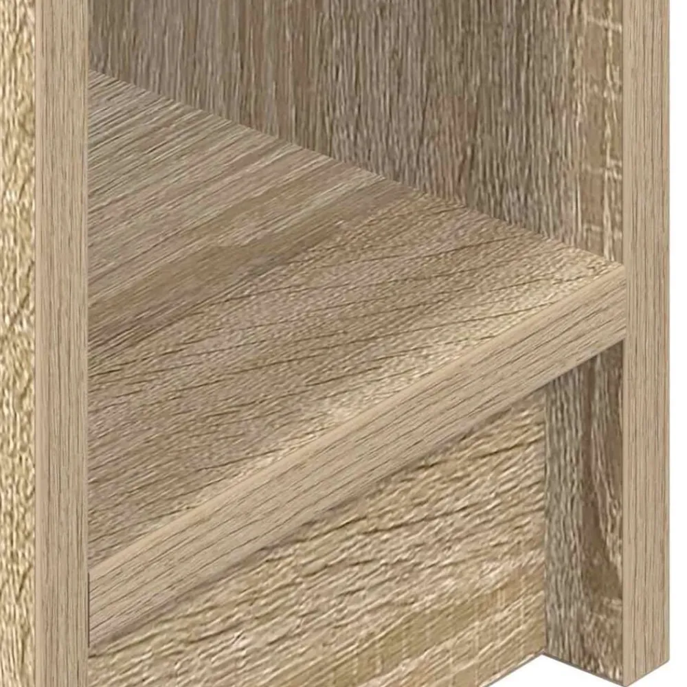 vidaXL Mesilla de noche con cajón 20x36x60 cm Roble Sonoma New