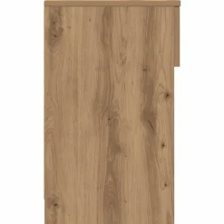 vidaXL Mesilla de noche con cajón roble artesanal 20x36x60 cm Roble artisan Clearance