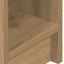 vidaXL Mesilla de noche con cajón roble artesanal 20x36x60 cm Roble artisan Clearance