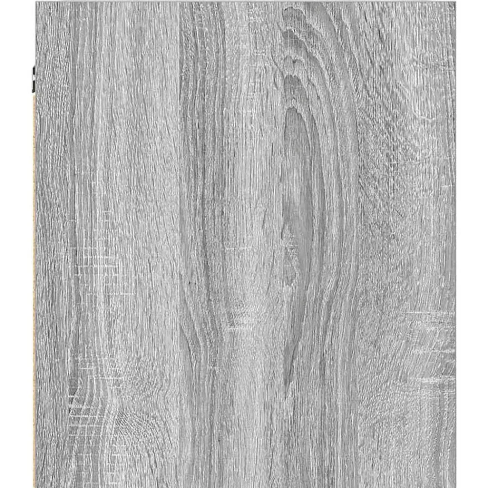 vidaXL Mesilla de noche de pared 38x34x40 cm Gris sonoma Best