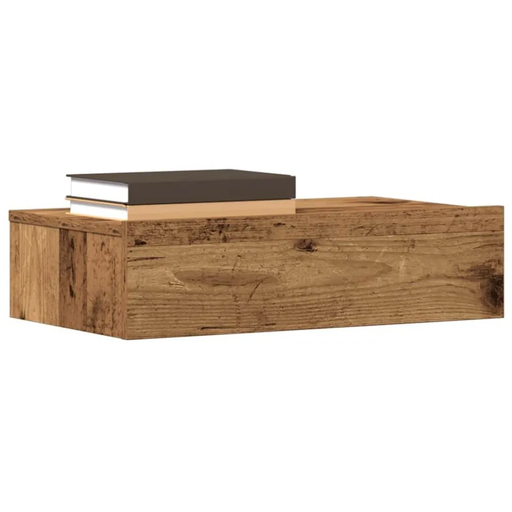 vidaXL Mesas-Mesilla de noche de 60x35cm madera de ingeniería