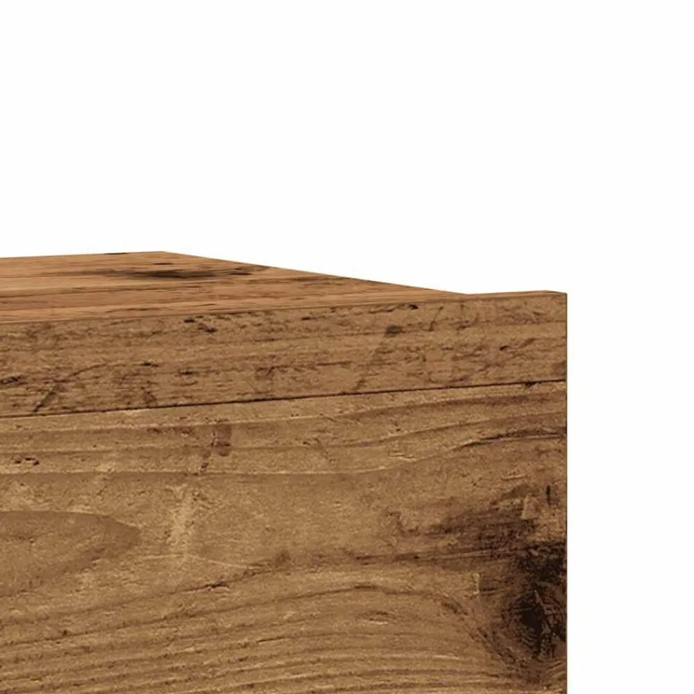 vidaXL Mesas-Mesilla de noche de 60x35cm madera de ingeniería