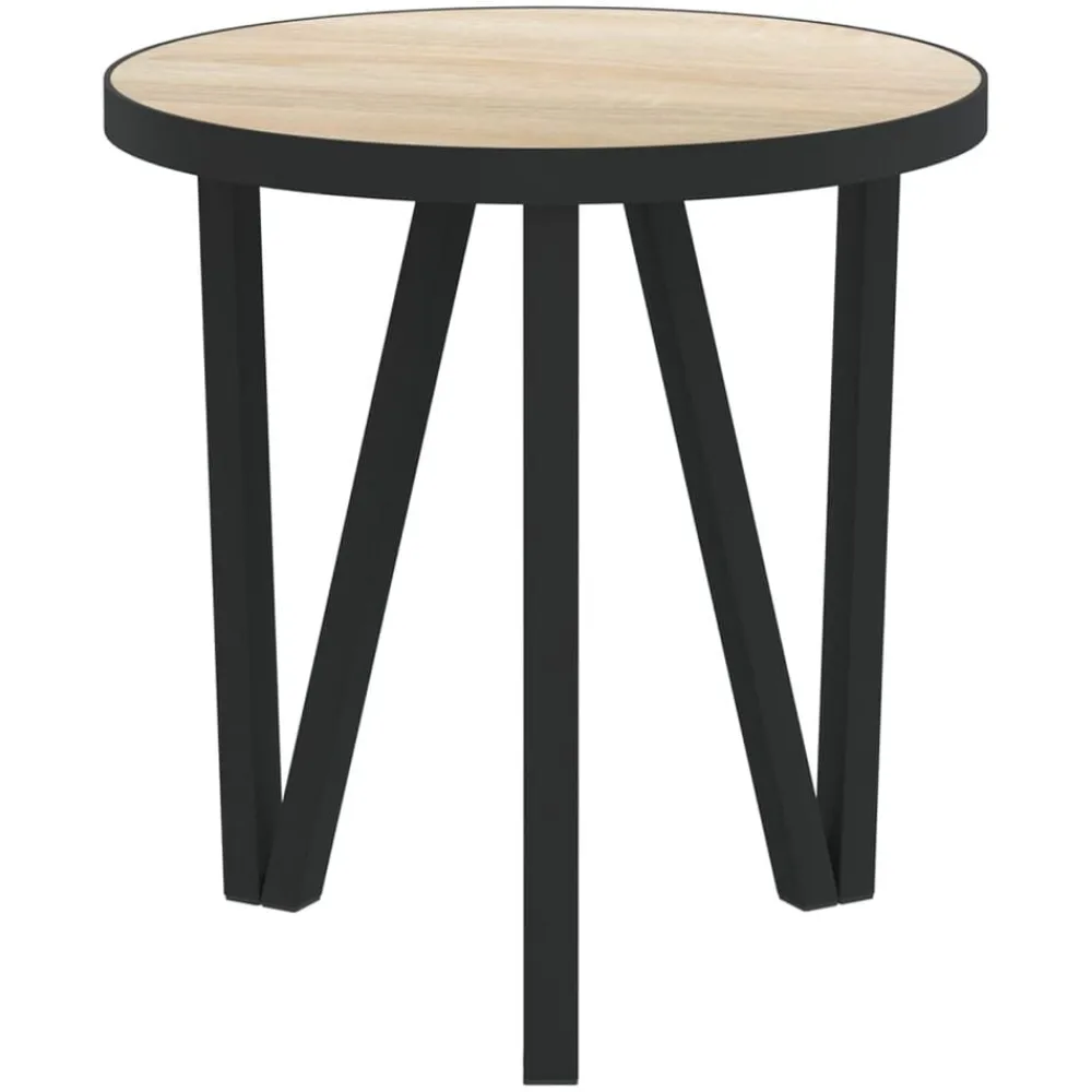 vidaXL Mesita de centro MDF color Ø35 cm Roble Sonoma Sale
