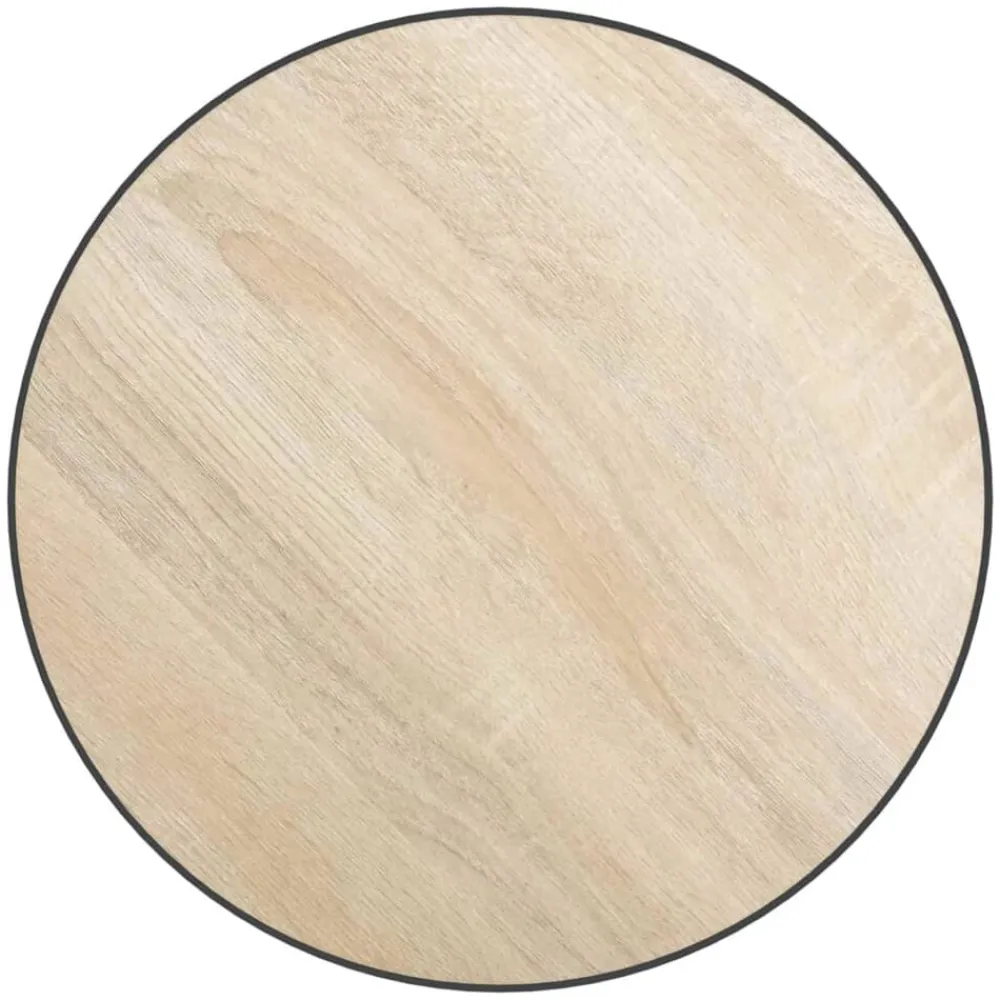 vidaXL Mesita de centro MDF color Ø35 cm Roble Sonoma Sale