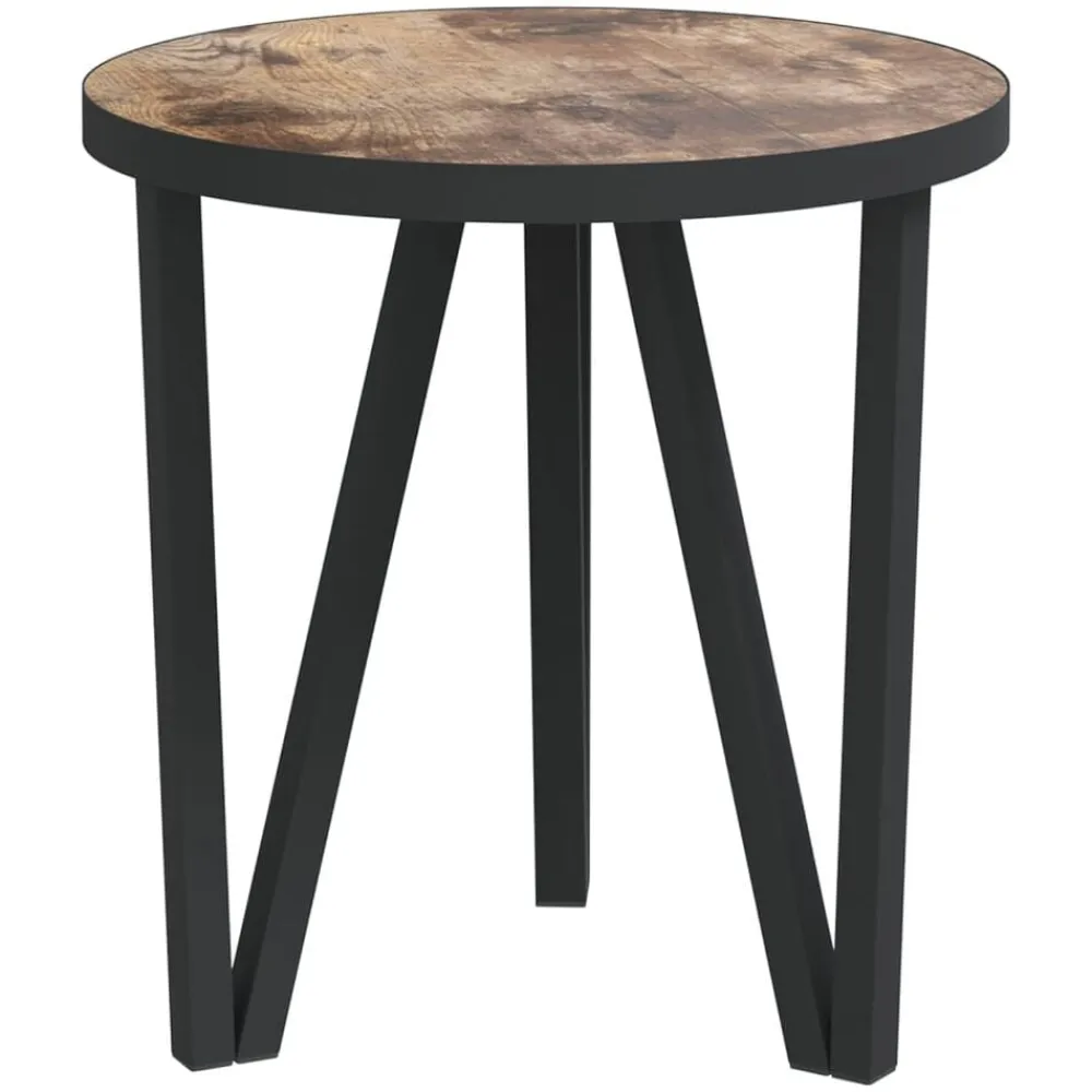 vidaXL Mesas-Mesita de centro MDF Ø35 cm