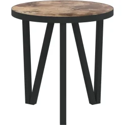 vidaXL Mesas-Mesita de centro MDF Ø35 cm