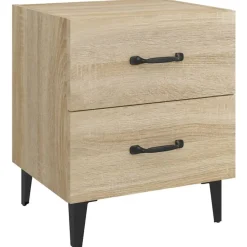 vidaXL Mesita de noche color 40x35x47,5 cm Roble Sonoma Clearance