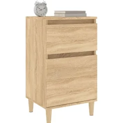 vidaXL Mesita de noche color 40x35x70 cm Roble Sonoma Online
