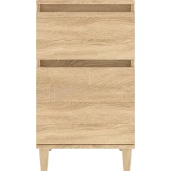 vidaXL Mesita de noche color 40x35x70 cm Roble Sonoma Online