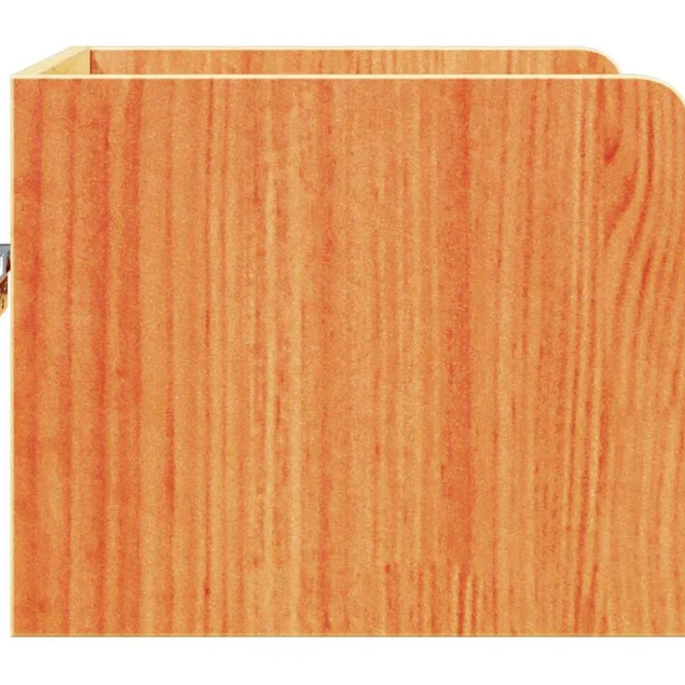 vidaXL Mesita de Noche con cajón Marrón cera 38 x 36 x 29,5 cm Marrón cera Sale