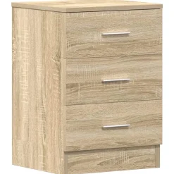vidaXL Mesita de noche de aglomerado color 38x35x56 cm Roble Sonoma Outlet