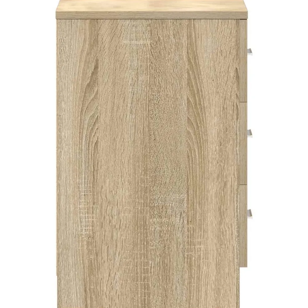 vidaXL Mesita de noche de aglomerado color 38x35x56 cm Roble Sonoma Outlet