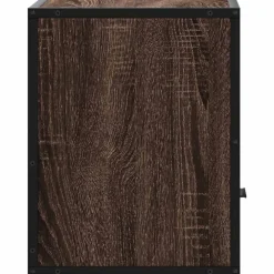 vidaXL Mesas-Mesita de noche de pared color roble marrón 40x31x39,5 cm