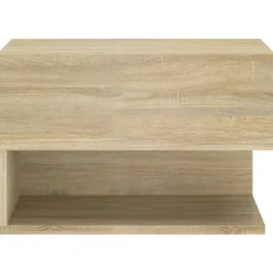 vidaXL Mesita de noche de pared Roble Sonoma Discount