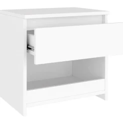 vidaXL Mesas-Mesita de noche de madera contrachapada 40x30x39 cm