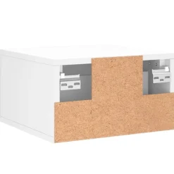 vidaXL Armarios Y Almacenamiento-Mesita de noche de pared 35x35x20 cm