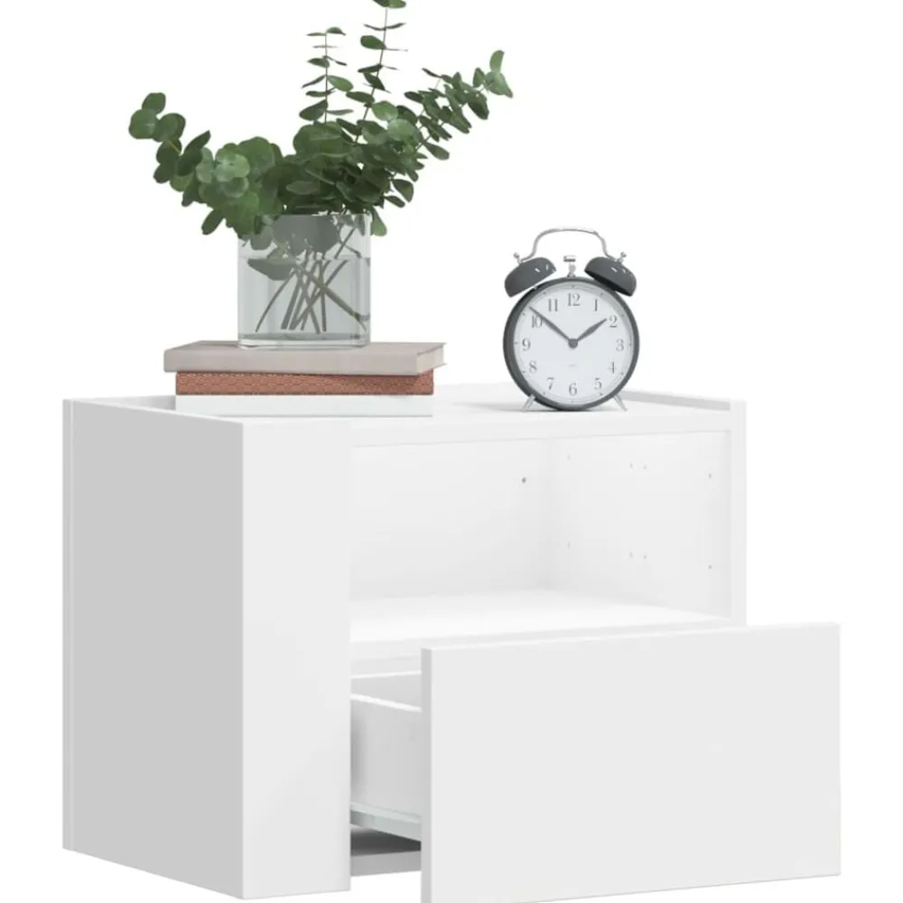 vidaXL Mesas-Mesita de noche de pared 45x30x35 cm