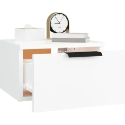 vidaXL Mesas-Mesita de noche de pared 34x30x20 cm