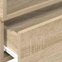 vidaXL Mesita de noche de pared color roble ahumado 45x26x28,5 cm Roble Sonoma Hot