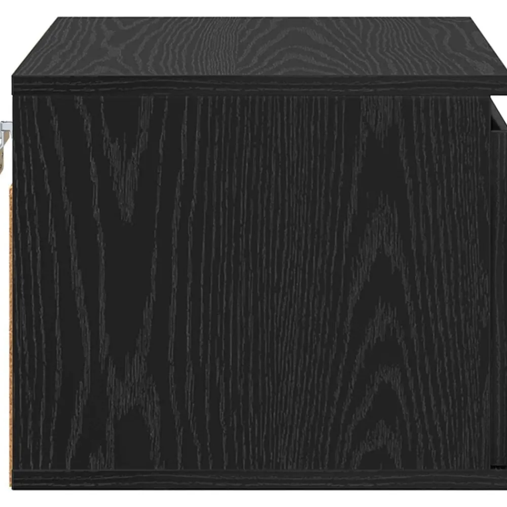 vidaXL Mesas-Mesita de noche de pared con cajón 50 x 36 x 30 cm