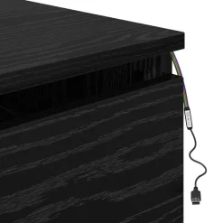 vidaXL Mesas-Mesita de noche de pared con cajón 50 x 36 x 30 cm
