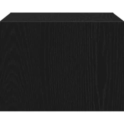 vidaXL Muebles Tv-Mesita de noche de pared con luces LED