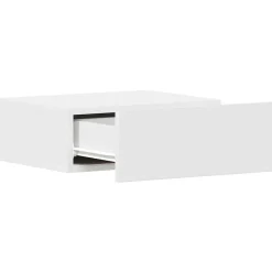 vidaXL Mesas-Mesita de noche flotante madera contrachapada 40x30x15cm