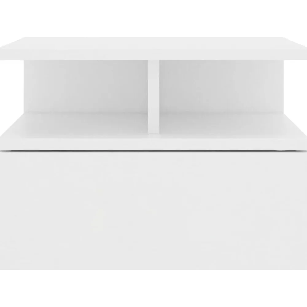 vidaXL Mesas-Mesita de noche flotante madera contrachapada 40x31x27cm