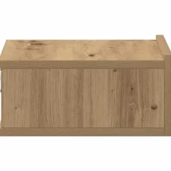 vidaXL Mesas-Mesita de noche flotante madera roble artesanal 40x32x15 cm