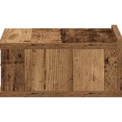 vidaXL Mesas-Mesita de noche flotante madera vieja 40x32x15 cm