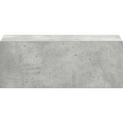vidaXL Mesita de noche flotante contrachapada gris hormigón 40x30x15cm Gris hormig&oacute;n Outlet