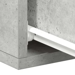 vidaXL Mesita de noche flotante contrachapada gris hormigón 40x30x15cm Gris hormig&oacute;n Outlet