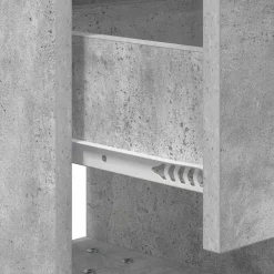 vidaXL Mesita de Noche Gris Concreto 40,5 x 40 x 48 cm Gris hormigón Best