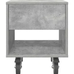 vidaXL Mesita de Noche Gris Concreto 40,5 x 40 x 48 cm Gris hormigón Best