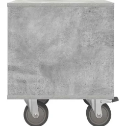 vidaXL Mesita de Noche Gris Concreto 40,5 x 40 x 48 cm Gris hormigón Best
