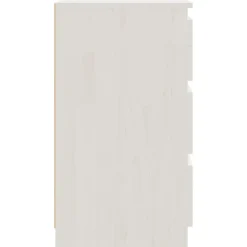 vidaXL Mesita de noche madera maciza de mango 60x36x64 cm Blanco Discount
