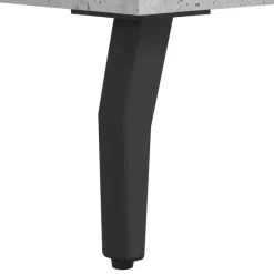 vidaXL Mesita de noche madera de ingeniería gris hormigón 40x40x66 cm Gris hormigón Discount