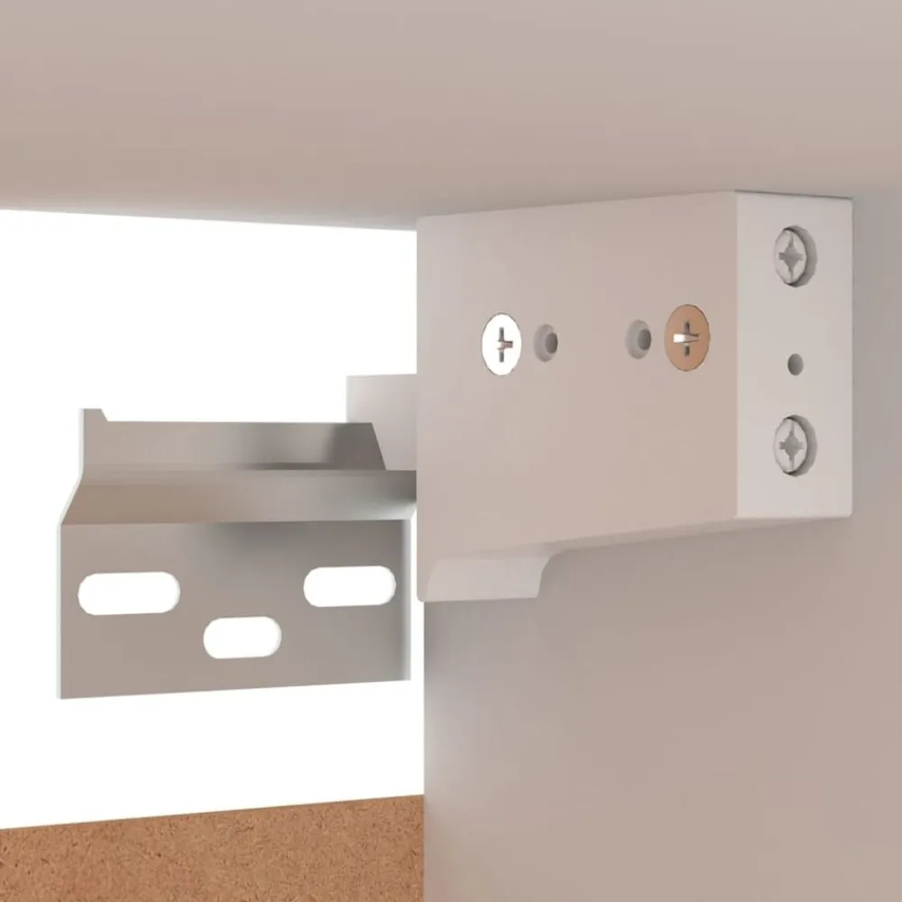 vidaXL Mesita de noche madera de ingeniería blanca 30,5x30x30 cm Blanco Sale