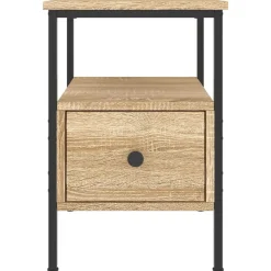 vidaXL Mesita de noche madera de ingeniería 34x36x50 cm Roble Sonoma Online
