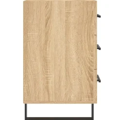 vidaXL Mesita de noche madera de ingeniería 40x40x66 cm Roble Sonoma Outlet