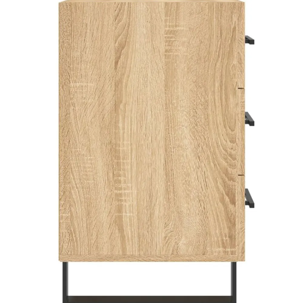 vidaXL Mesita de noche madera de ingeniería 40x40x66 cm Roble Sonoma Outlet