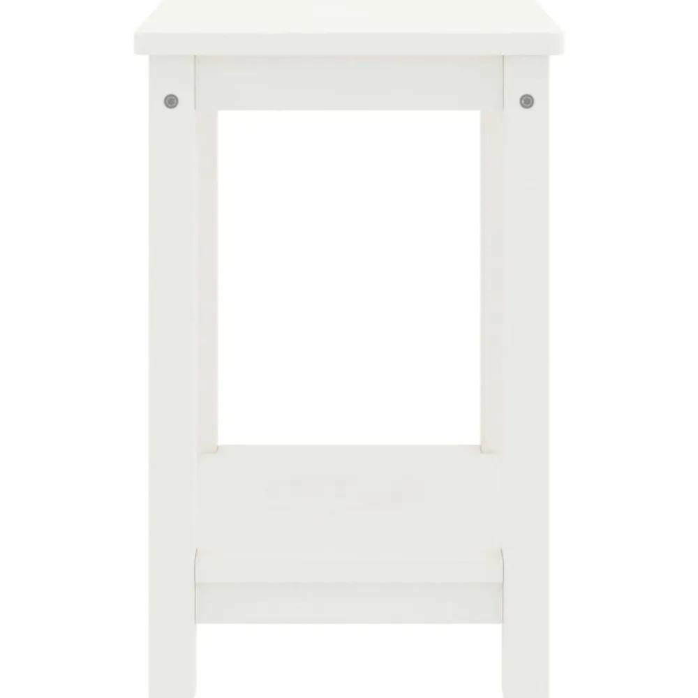 vidaXL Mesas-Mesita de noche madera maciza de pino 35x30x47 cm