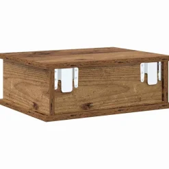 vidaXL Mesas-Mesita de Noche Madera vieja 40 x 31 x 15 cm