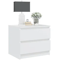 vidaXL Mesas-Mesita de noche madera contrachapada 50x39x43,5 cm