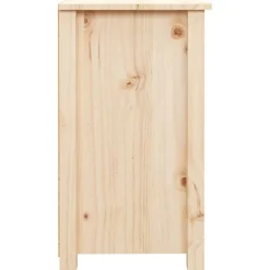 vidaXL Mesas-Mesita de noche madera maciza de pino 40x35x61,5 cm