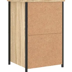 vidaXL Mesita de noche madera de ingeniería 40x36x60 cm Roble Sonoma Clearance