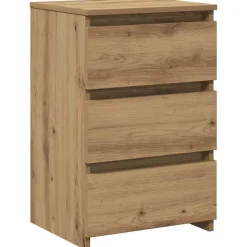 vidaXL Mesas-Mesita de noche madera de ingeniería 40x35x62,5cm