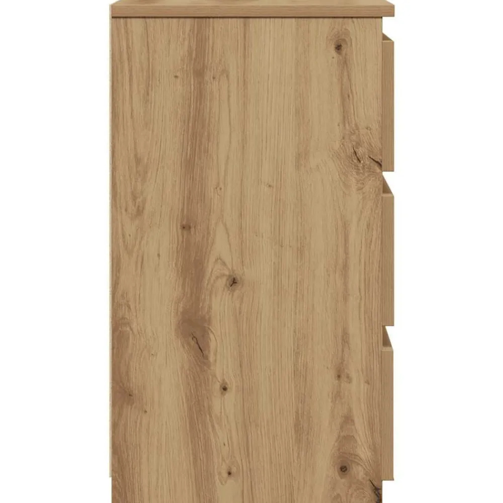vidaXL Mesas-Mesita de noche madera de ingeniería 40x35x62,5cm